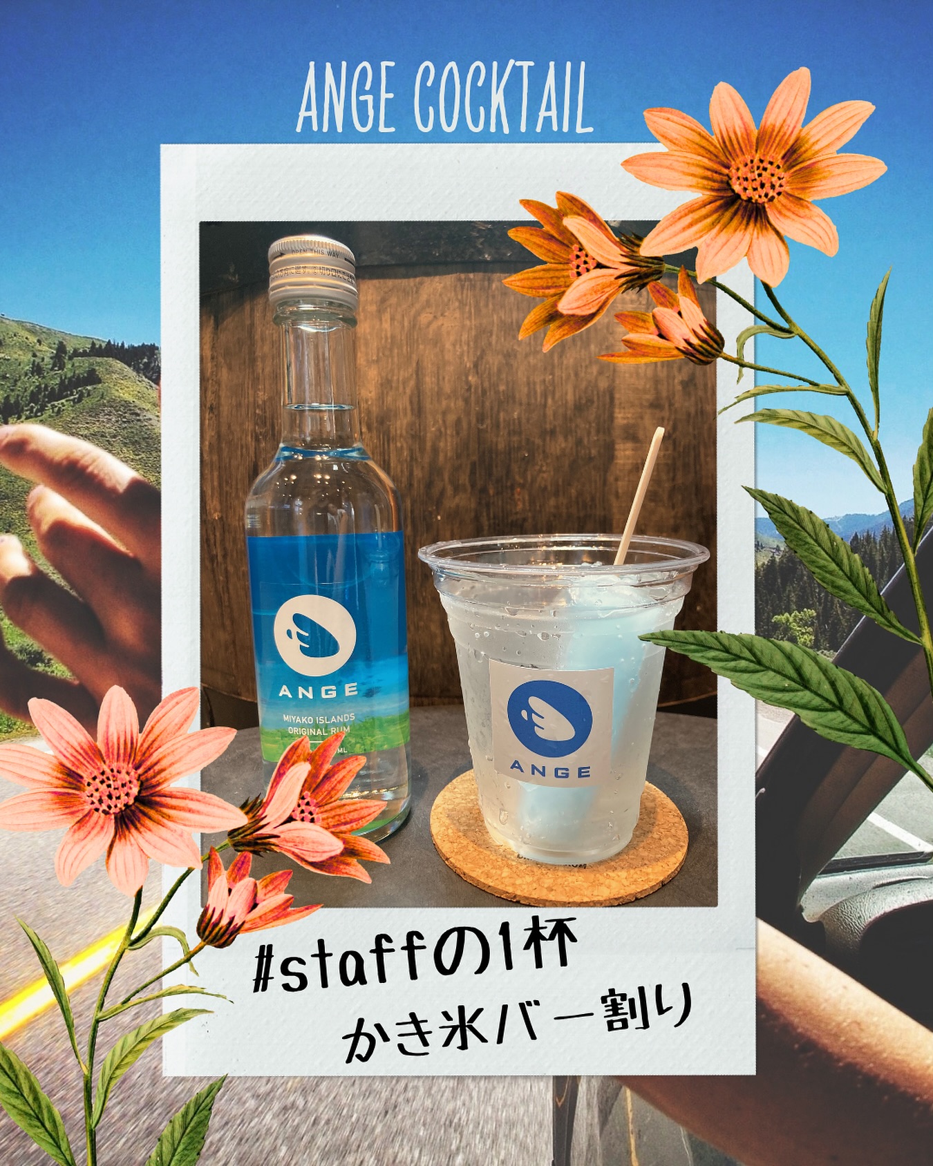 🍸 プロの一杯に続く、スタッフの一杯🥂 宮古島ラム「ANGE(アンジュ)」の楽しみ方は、 プロと考えた華やかなレシピもあれば、 スタッフが日常で楽しんでいる、
シンプルな一杯もあります。 どちらのスタイルにも寄り添える自由なお酒です🪽 今回はスタッフの一杯をご紹介します❤️
.
🍹かき氷バー割り🍹
🧂材料
ANGEホワイトラム ✖️ かき氷バー（ソーダ味） ✖️ 炭酸水 または 水
.
💡作り方は、、
💥💥💥かき氷バーを入れて注ぐだけ‼️💥💥💥
氷はいりません！
マドラーも不要！
炭酸水または水を加えて軽く崩すだけ。 かき氷バーの棒でそのまま混ぜればOK🙆‍♀️
シャリシャリ食感とラムの香りが重なって、
まだまだ暑い日を楽しくしてくれる大人のドリンクに☀️ 手軽で斬新、遊び心いっぱいの一杯です✨
. これからもスタッフの“自由な一杯”、 ゆるっとご紹介していきます！ お楽しみに🎵
.
////////////////////////////
MIYAKO ISLANDS
ORIGINAL RUM
・・ANGE・・
////////////////////////////
.
ぜひアカウントフォローをよろしくおねがいします❣️
.
#SAHIRAスピリッツ製造所 #ANGE #RUM #ラム #沖縄 #宮古島お土産 #宮古島カクテル #宮古島 #miyako #サトウキビ #宮古島ラム #미야코지마 #羽のばしちゃう？